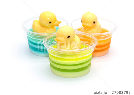 jelly ducks on white background 27082795