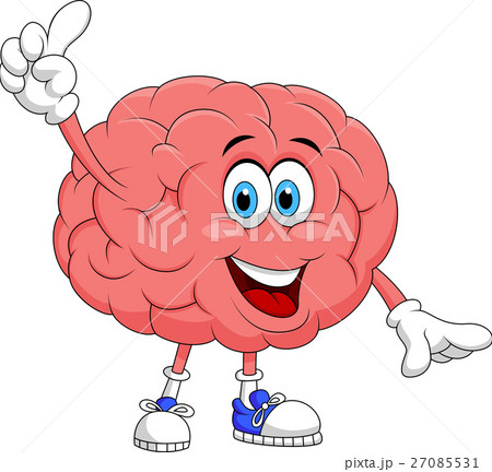 Brain cartoon waking point 27085531