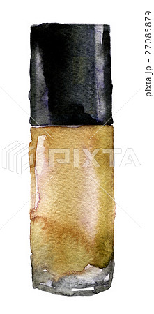 watercolor sketch of foundationon white background 27085879