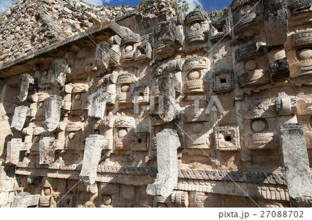 メキシコ　カバー遺跡　コズ・ポープ（仮面の宮殿） 27088702