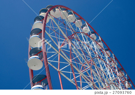 Closeup of ferris wheel in amusement park,Batumi Closeup of ferris wheel in amusement park,Batumi 27093760