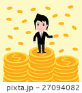 Many coins, Business man have many coins 27094082