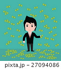 Many banknotes, Business man have many banknotes 27094086