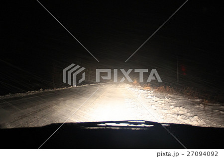 Real snow storm with strong wind. Real snow storm with strong wind. 27094092