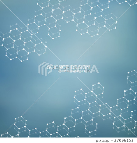 Structure molecule of DNA and neurons. Structural 27096153