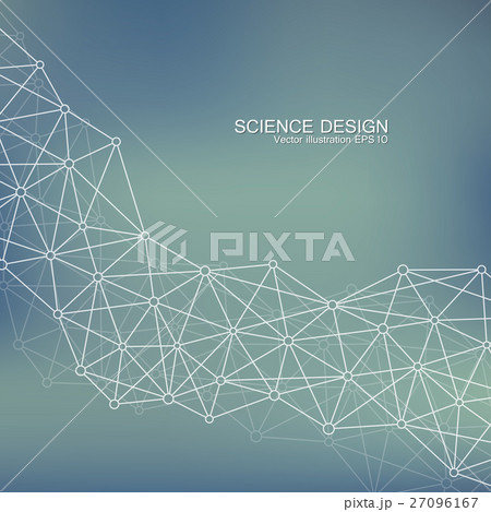 Structure molecule of DNA and neurons. Structural 27096167
