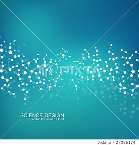 Structure molecule of DNA and neurons. Structural 27096174