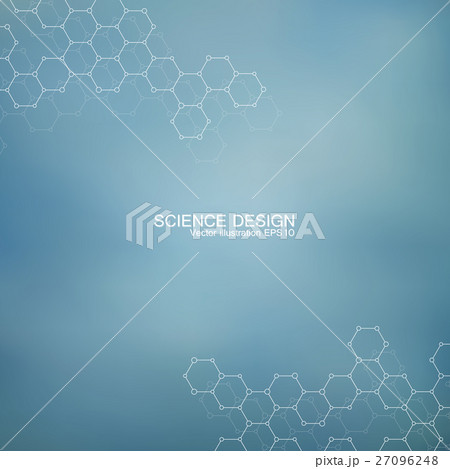 Structure molecule of DNA and neurons. Structural 27096248