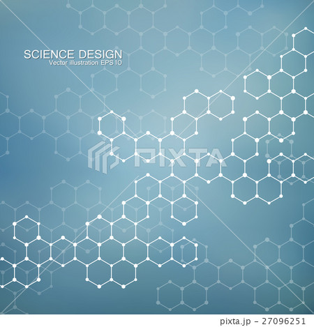Structure molecule of DNA and neurons. Structural 27096251