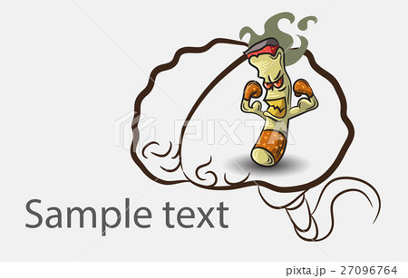 Black and white doodle brain background with Black and white doodle brain background with 27096764