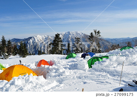 雪山テント泊 雪山テント泊 27099175