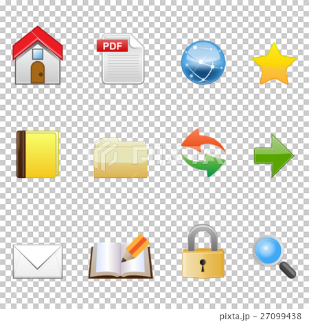 アイコン12セット【インターネット】 27099438