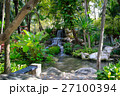 Small waterfall in the park 27100394