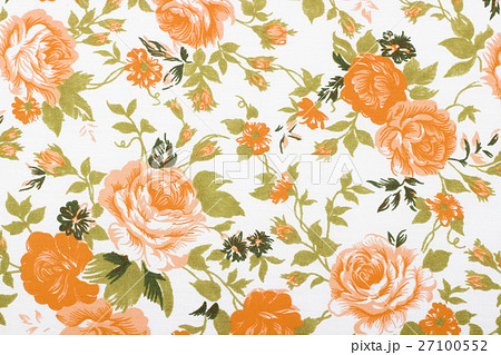 vintage style of tapestry flowers fabric pattern 27100552