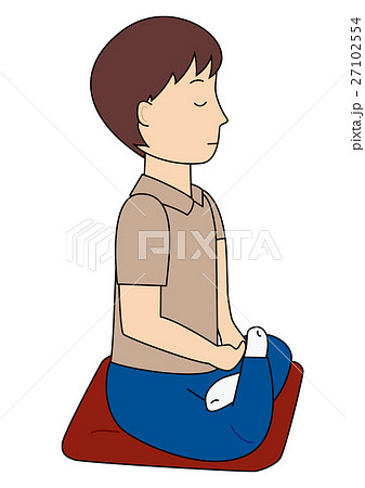 座禅のイラスト素材