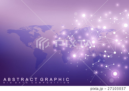 Geometric graphic background communication with 27103037