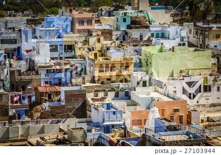 Aerial view of Udaipur homes Aerial view of Udaipur homes 27103944
