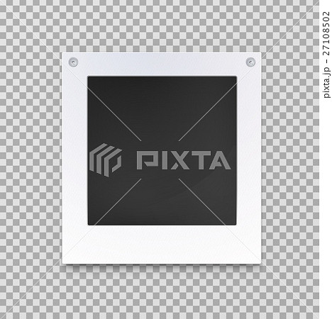 Old blank photo picture framework, empty image 27108502