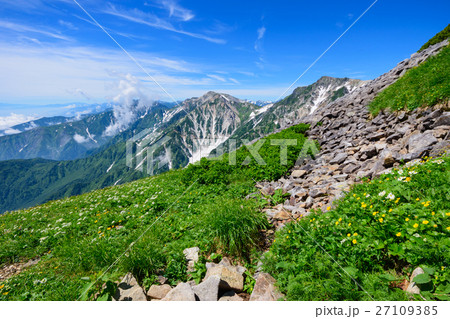長野 北アルプス 白馬連山 長野 北アルプス 白馬連山 27109385