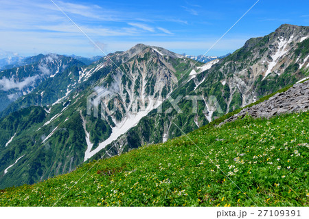 長野　北アルプス　白馬連山 27109391