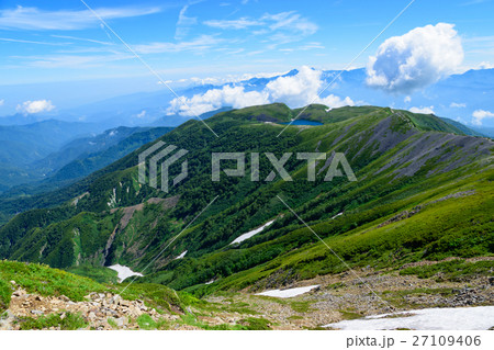 長野　北アルプス　白馬大池 27109406