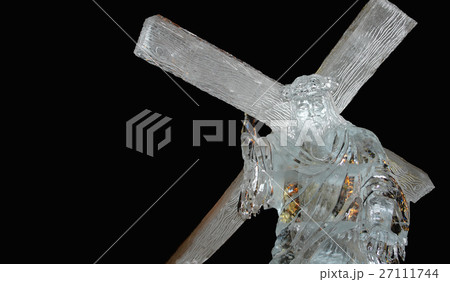 Jesus in the form of ice. 27111744
