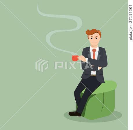 Business man coffee break Business man coffee break 27113305