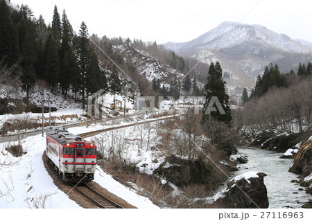 冬の只見線 27116963