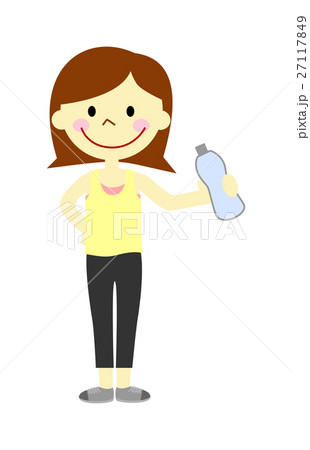 水分補給をする女性 27117849