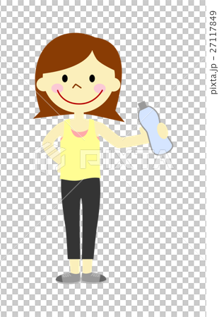 水分補給をする女性 27117849