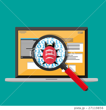bug and virus in the programming code 27119856