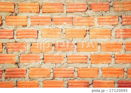 The wallbrick background , Texture wallbrick red  27120095