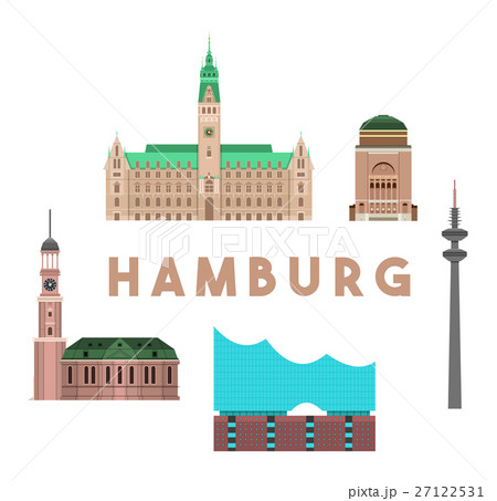 Hamburg Landmarks Skyline 27122531