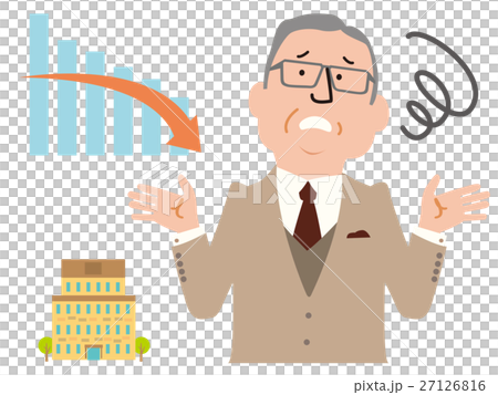 A male with an elderly suit 27126816