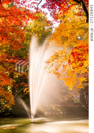 加茂山公園の噴水 27126845