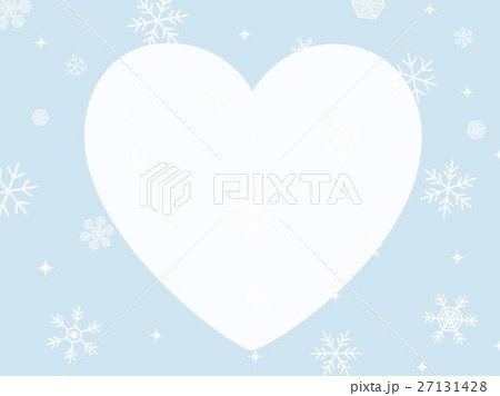 雪の結晶デザインレター01のイラスト素材