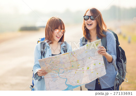 Girls Friendship Hangout Traveling Holiday Girls Friendship Hangout Traveling Holiday 27133691