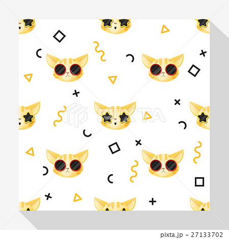 Animal seamless pattern collection with cat 6 27133702