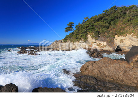 荒波の荒崎海岸 荒波の荒崎海岸 27133904