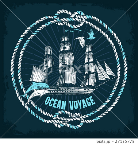 Hand Drawn Sea Background Hand Drawn Sea Background 27135778