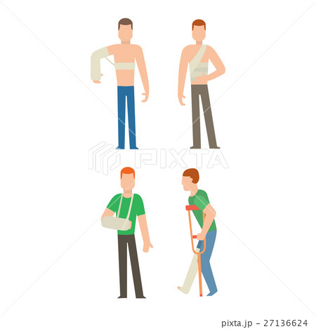 Trauma accident and human body safety vector 27136624