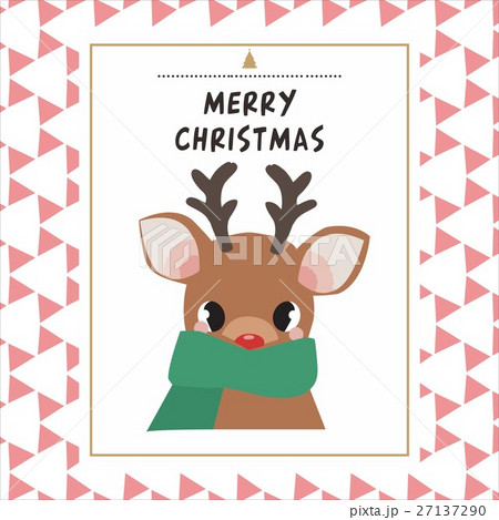 Christmas card template 27137290