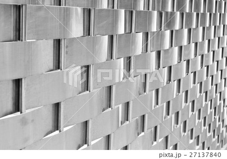 Woven metal Silver weaving art abstracts backgroun 27137840
