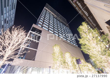 名古屋市中村区名駅都市風景　シンフォニー豊田ビル　イルミネーション 27137990