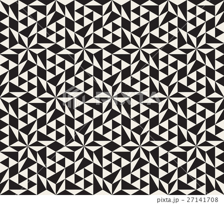 Vector Seamless Black and White Geometric Star Vector Seamless Black and White Geometric Star 27141708