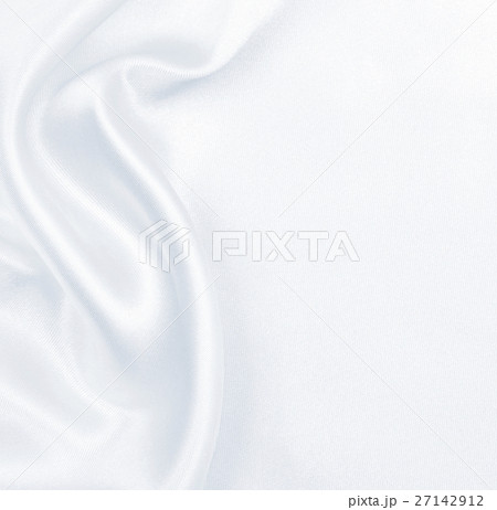 Smooth elegant grey silk or satin luxury cloth  27142912