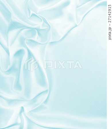 Smooth elegant blue silk or satin luxury cloth  27142915