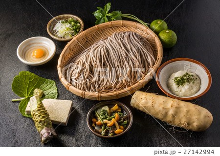 うちたて蕎麦 soba set that Japanese noodles うちたて蕎麦 soba set that Japanese noodles 27142994