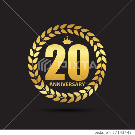 Template Logo 20 Years Anniversary Vector 27143445