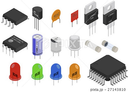 Isometric Electronic components 27143810